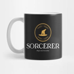 Sorcerer Sorcerers Magic Dungeons Crawler and Dragons Slayer Mug